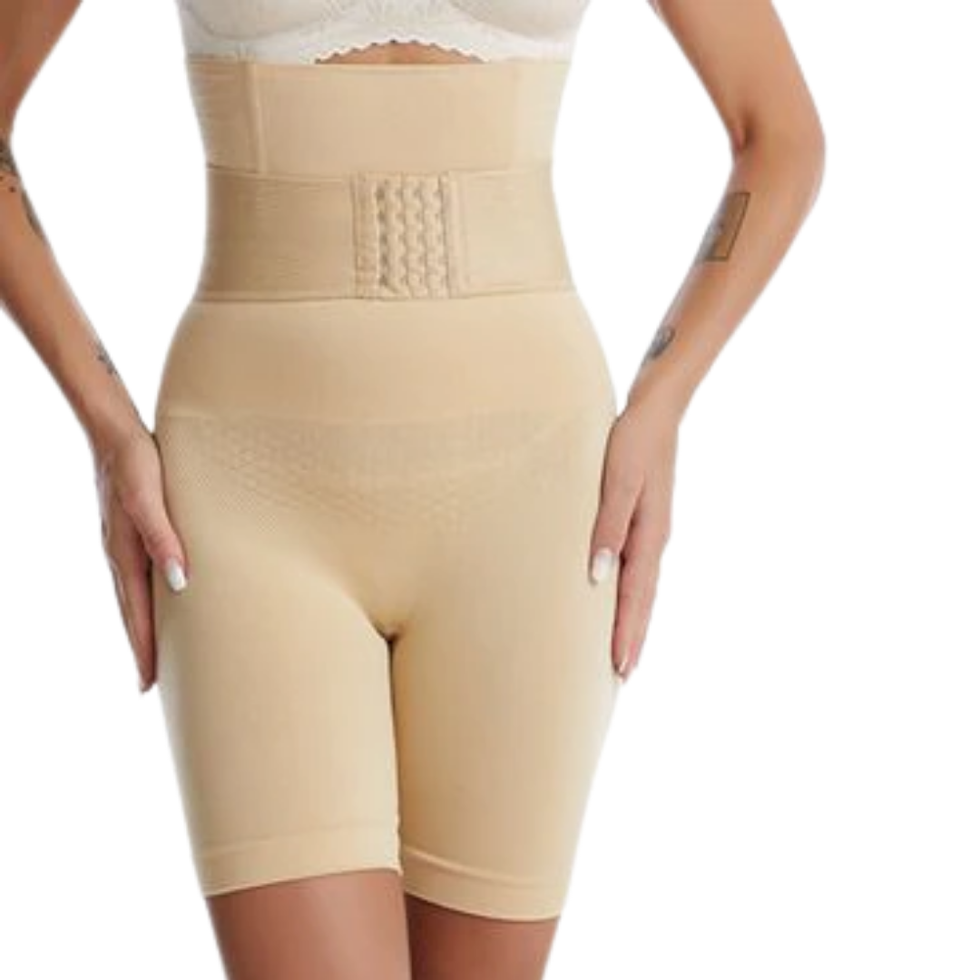 Bermuda Cinta com Fecho Abdominal – Silhueta Definida e Confiança Instantânea | Frete Grátis