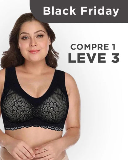 Sutiã Confort Sustentação – Suporte, Conforto e Efeito Silicone | Compre 1 Leve 3 + Frete Grátis